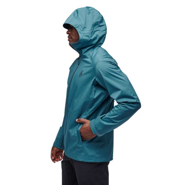 Black Diamond Stormline Stretch Rain Shell αδιάβροχο μπουφάν ανδρικό, creek blue