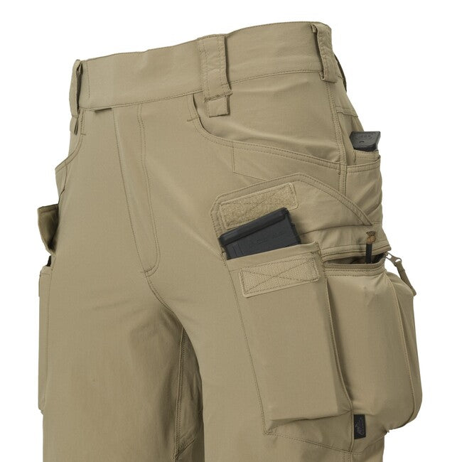 Helikon-Tex OTS 8.5" σορτς VersaStretch τακτικό εξωτερικού χώρου Versa Stretch Lite, Ash Grey / Black