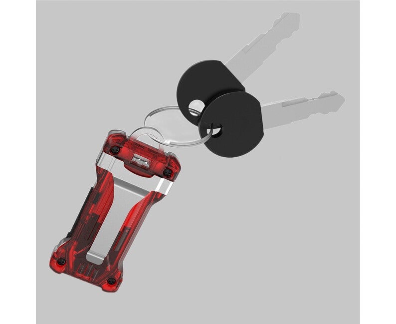 Armytek Zippy ES LED Set Flashlight and Keychain, Red