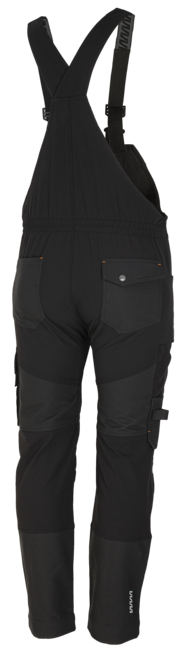 Bennon Erebos Work Bib Overalls, Black