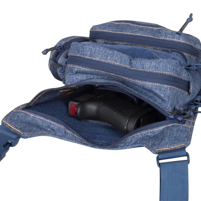 Helikon-Tex EDC Shoulder Bag, Nylon Polyester Blend, Melange Grey