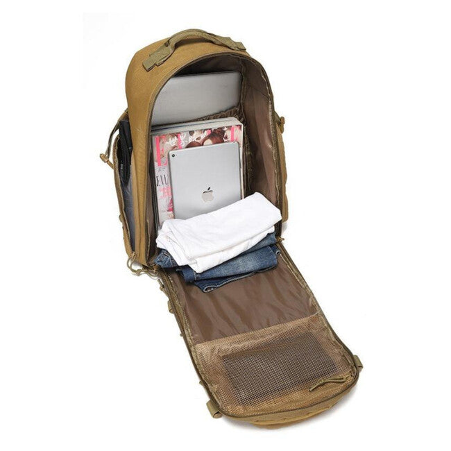 DRAGOWA Molle Camping Bag, Black