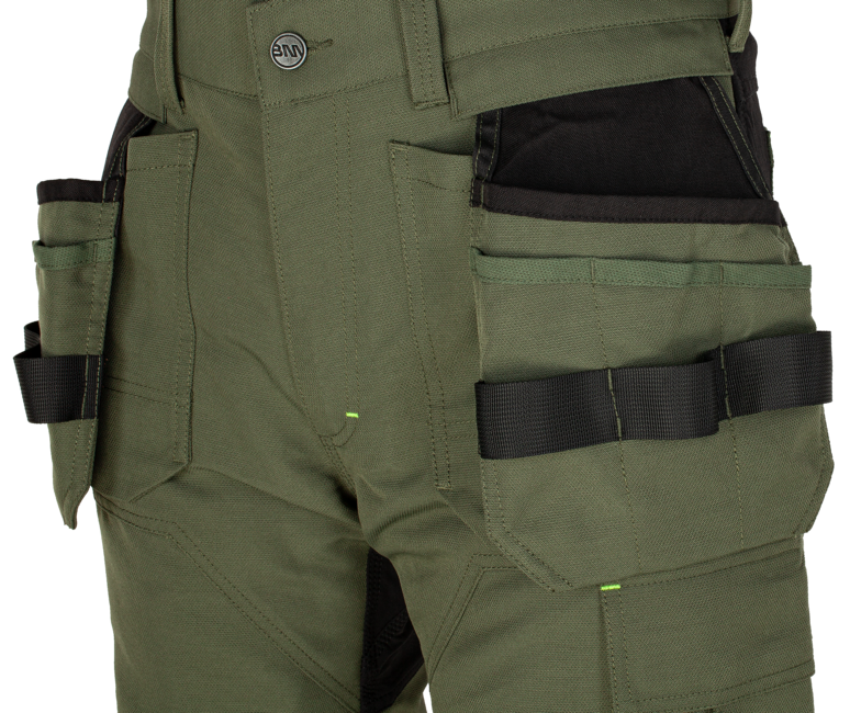 Bennon Erebos Work Pants, Green/Black