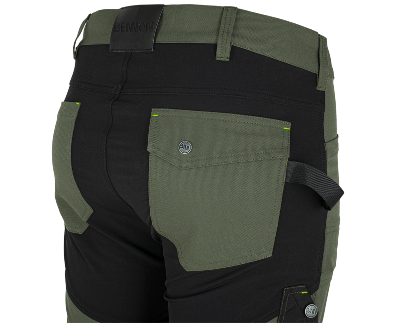 BENNON Erebos WP Work Pants, Green/Black