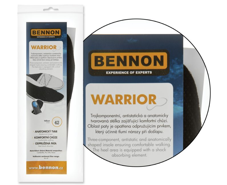 BENNON WARRIOR anatomische schuheinlagen