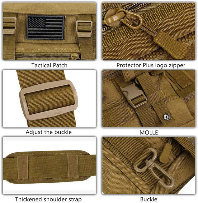 DRAGOWA TACTICAL Shrapnel Umhängetasche, coyote