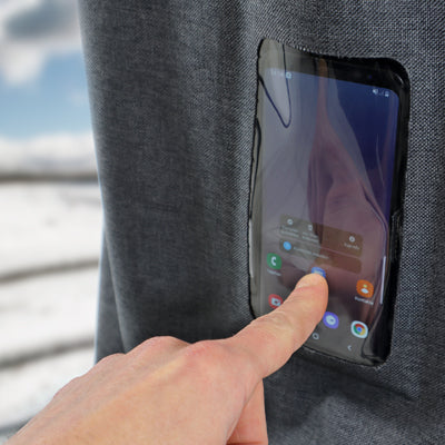 BasicNature Wasserdichte tasche 90 L grau-grün