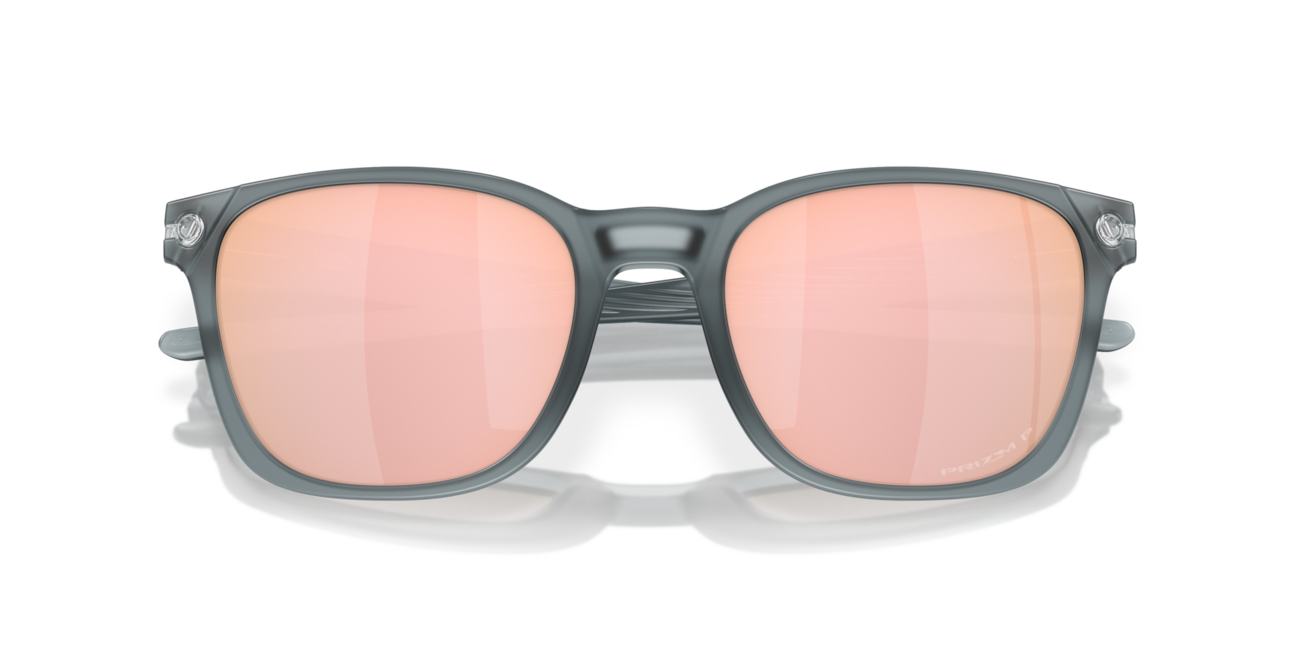 Oakley Ojector Sunglasses, Matte Crystal Black Frame, Prizm Rose Gold Polar Lenses, 55
