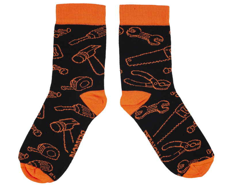 BENNON BENNONKY-socken, schwarz/orange