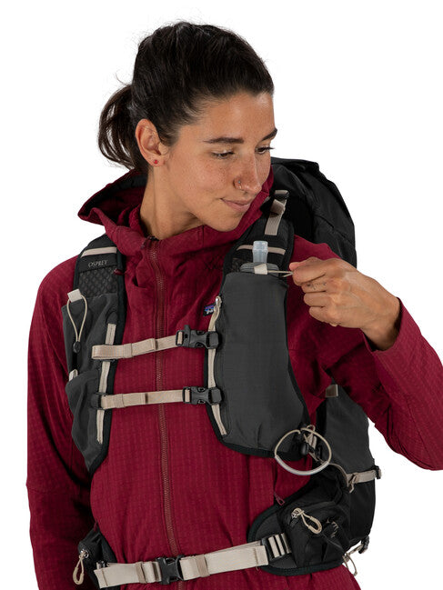 Osprey Tempest Velocity 30 Backpack, Dark Charcoal/Chiru Tan