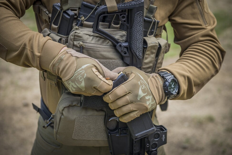 Helikon-Tex Range Tactical Gloves, Coyote/Adaptive Green