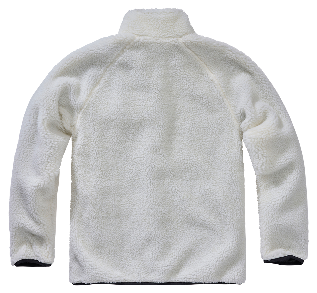 Brandit Teddyfleece bunda flísová, biela