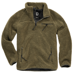 Brandit Teddyfleece Troyer fleecejacke, oliv
