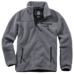 Brandit Teddyfleece Troyer fleecejacke, anthrazit