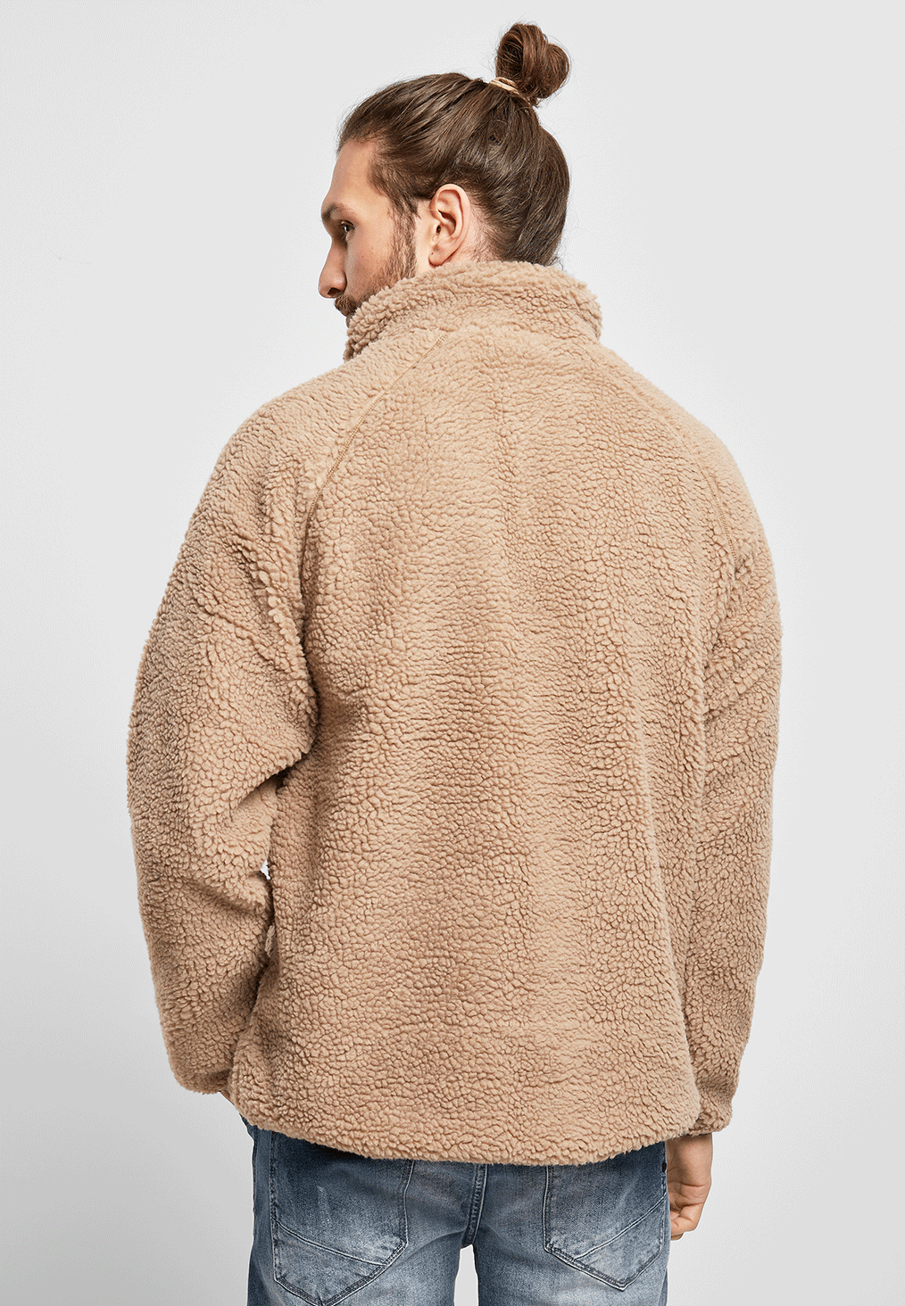 Brandit Teddyfleece Troyer bunda flísová, camel