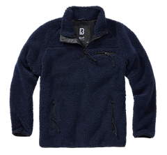 Brandit Teddyfleece Troyer fleecejacke, navy blau