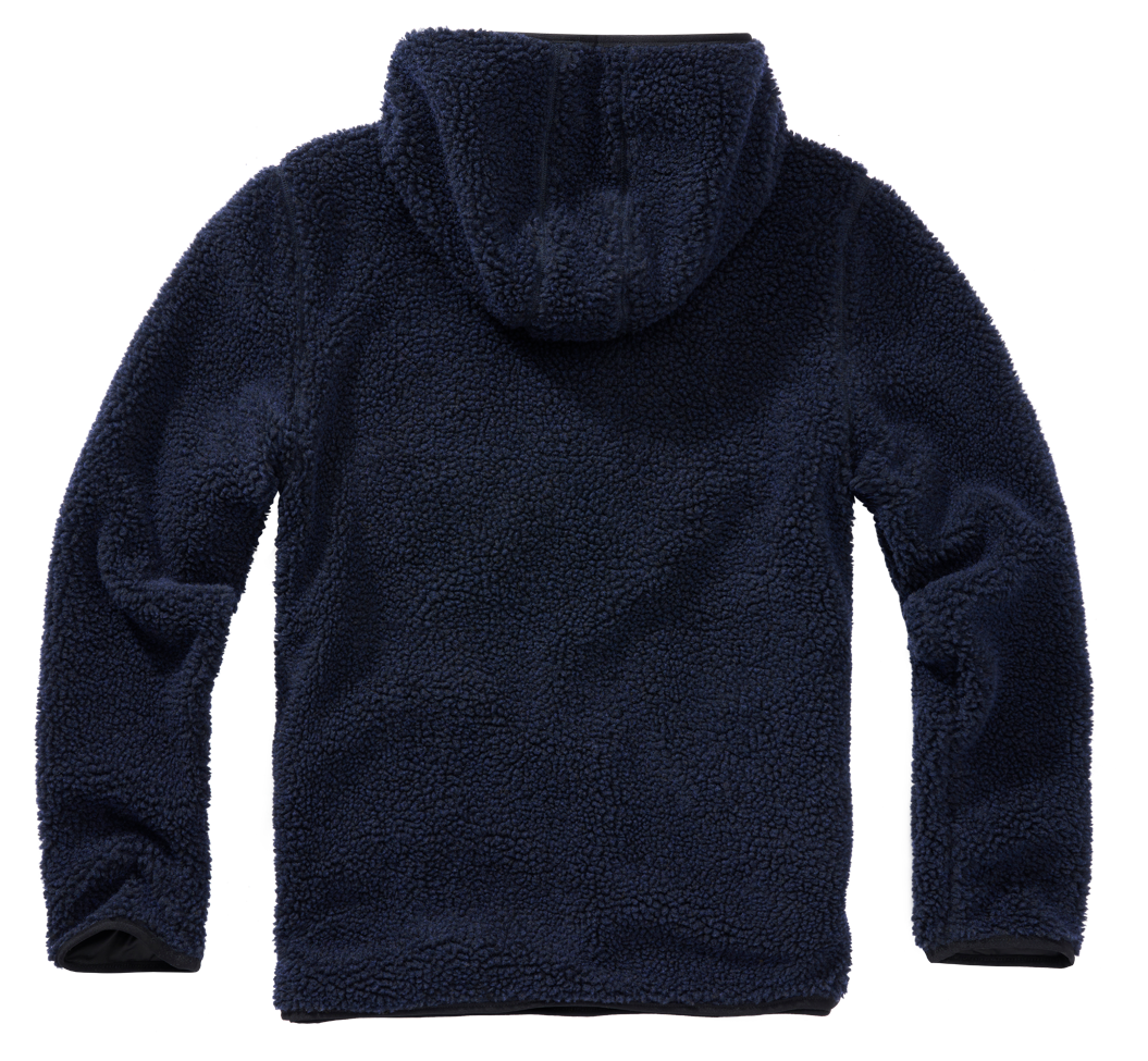 Brandit Teddyfleece Worker flísový pulóver, námornícka modrá