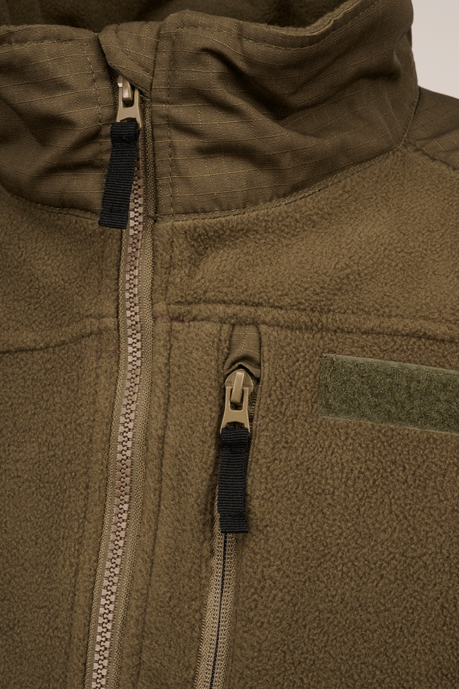 Brandit Fleecejacket bunda Ripstop, olivová