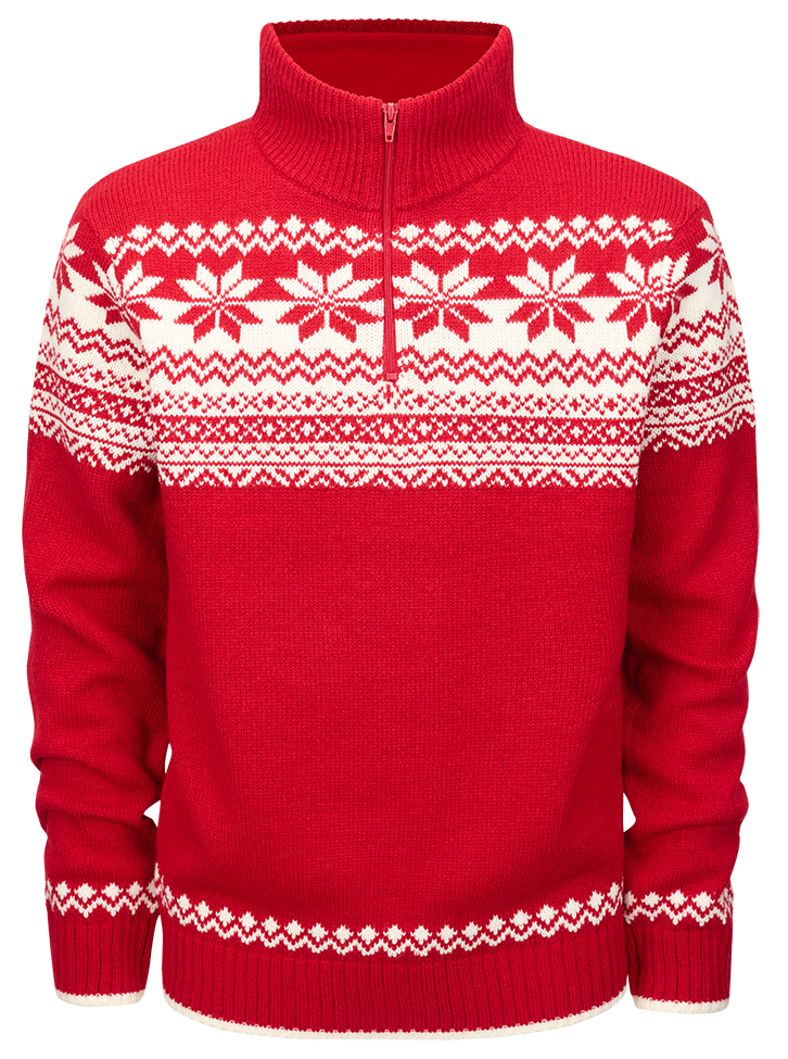 Brandit Norwegian Troyer sveter, červená