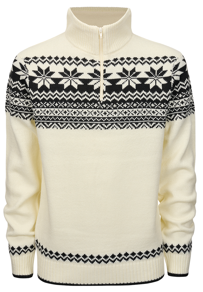 Brandit Norwegian Troyer sveter, biela
