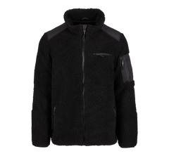 Brandit Ramble Herren-Fleecejacke Teddyfleece, schwarz