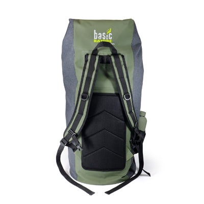 BasicNature Wasserdichte tasche 90 L grau-grün