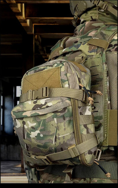 DRAGOWA Tactical Legion Tactical Water Bottle Carrier for Tactical Vest, CP Black