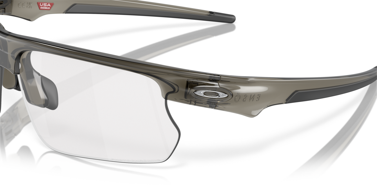 Oakley BISPHAERA Fotochrome Brille mit Rahmen Grey Smoke und mit Dias Photochromic 68