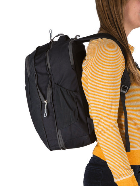 OSPREY DAYLITE EXPANDIBLE TRAVEL PACK σακίδιο πλάτης ταξιδίου 26+6, μαύρο