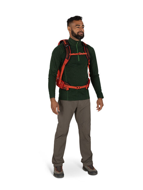 Osprey Talon Pro 20 Hiking Backpack, Mars Orange