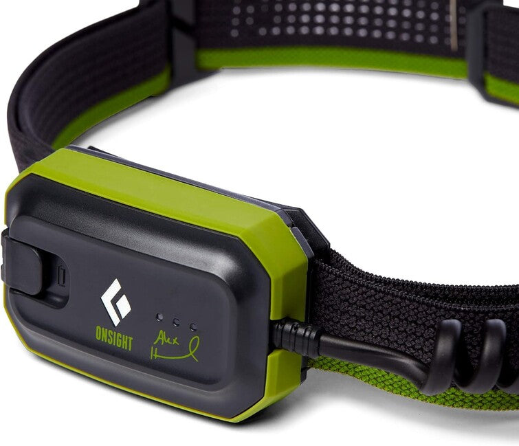 Black Diamond Onsight 375 φακός κεφαλής Honnold Edtn, πράσινο