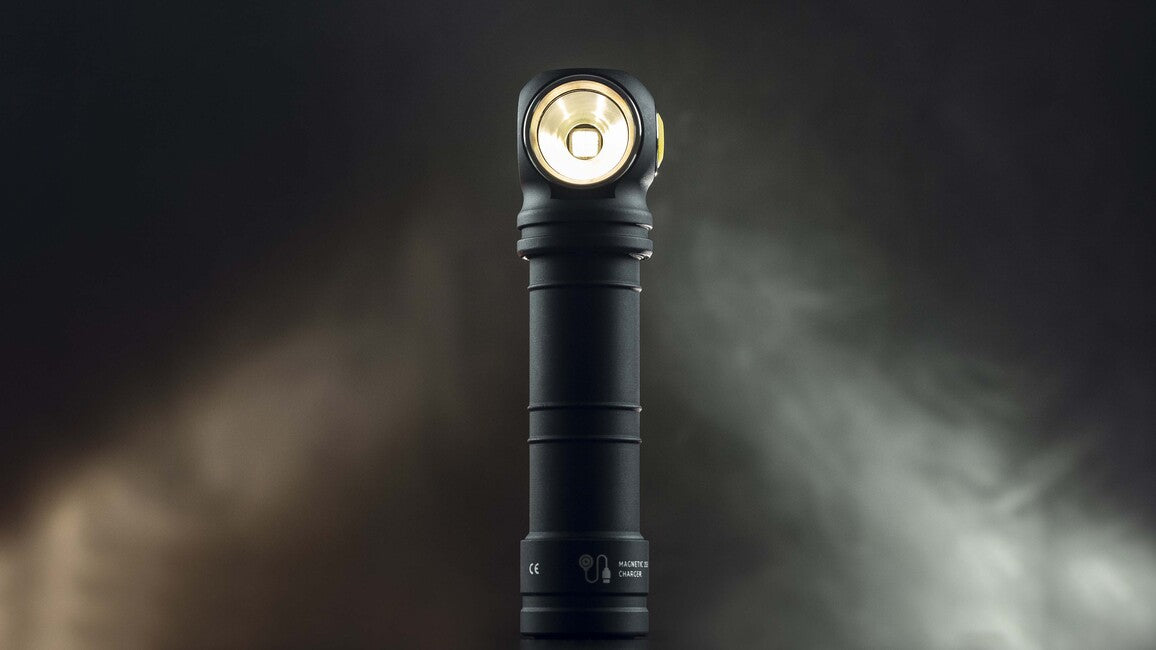 Armytek Wizard C2 Pro Max LR White LED Pocket Flashlight with Belt Clip, Pouch, Battery Powered, 4150 lm