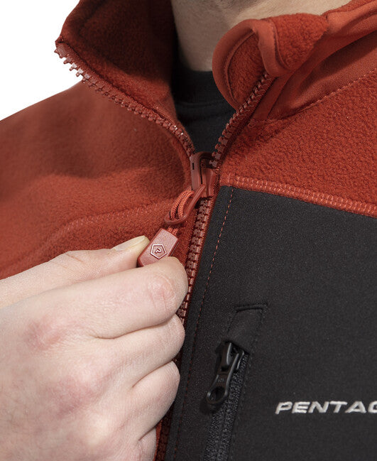 Pentagon Fleece- Jacke Athos 2.0, rot