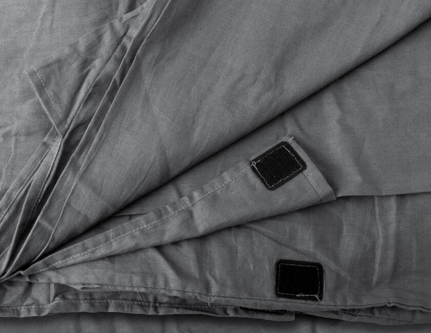 Origin Outdoors Sleeping Bag Liner, Cotton, Rectangular, Anthracite