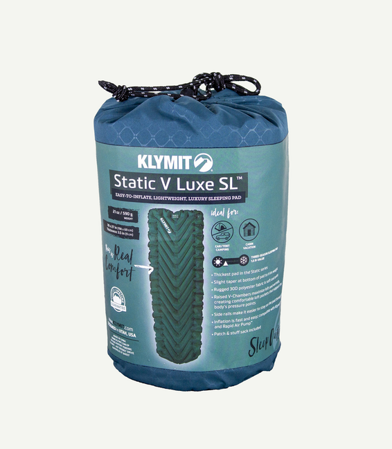Klymit Static V Luxe SL Αφρώδες Στρώμα, Μπλε