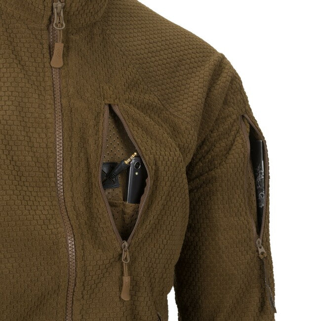 Helikon-Tex Alpha Tactical Fleece Jacket, Foliage Green