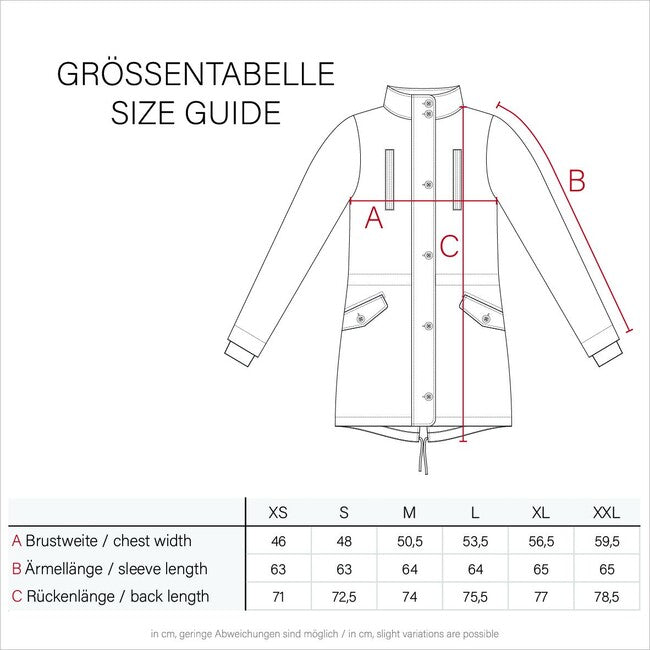 Marikoo Bikoo damen winterparka mit kapuze, terracotta