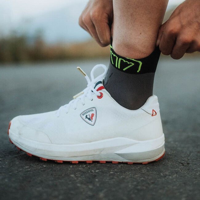 Sidas T-Free Run Socks, Grey/Black