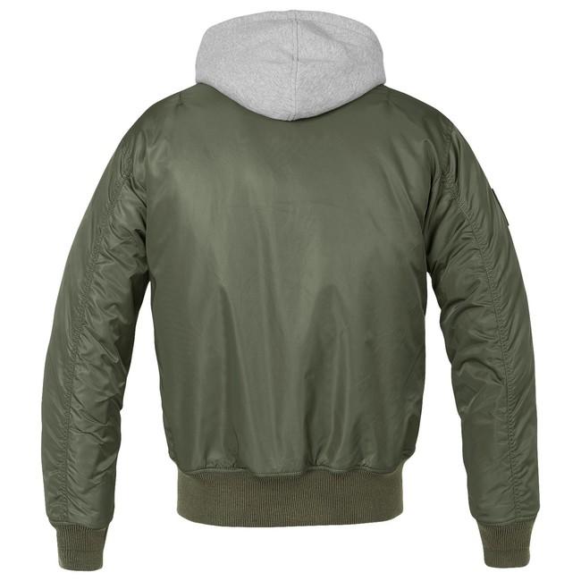 Brandit MA1 sweathood bomberjacke, oliv