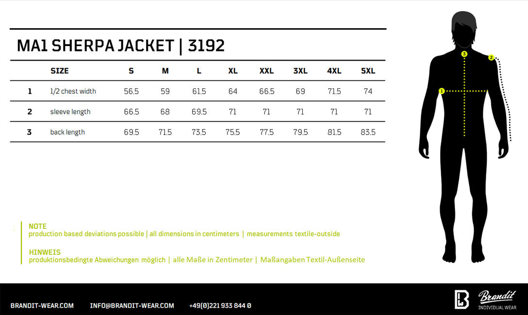 Brandit MA1 Sherpa Jacket, Anthracite
