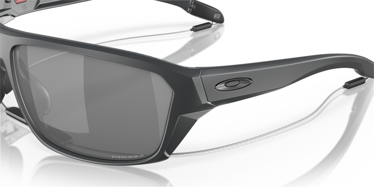 Oakley SPLIT SHOT Sunglasses, Matte Carbon Frame, Prizm Black Lenses, 64