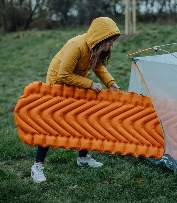 Klymit Isolated Sleeping Pad Static V Lite, Mango Orange