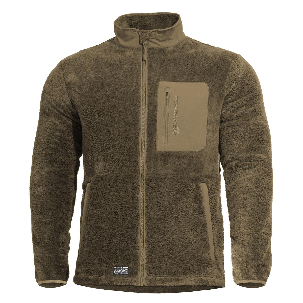 Pentagon Fleece- Sweatshirt Grizzly, coyote