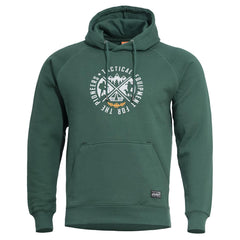 Pentagon Phaeton Hood moški pulover s kapuco "Pioneers", SpringBok Green