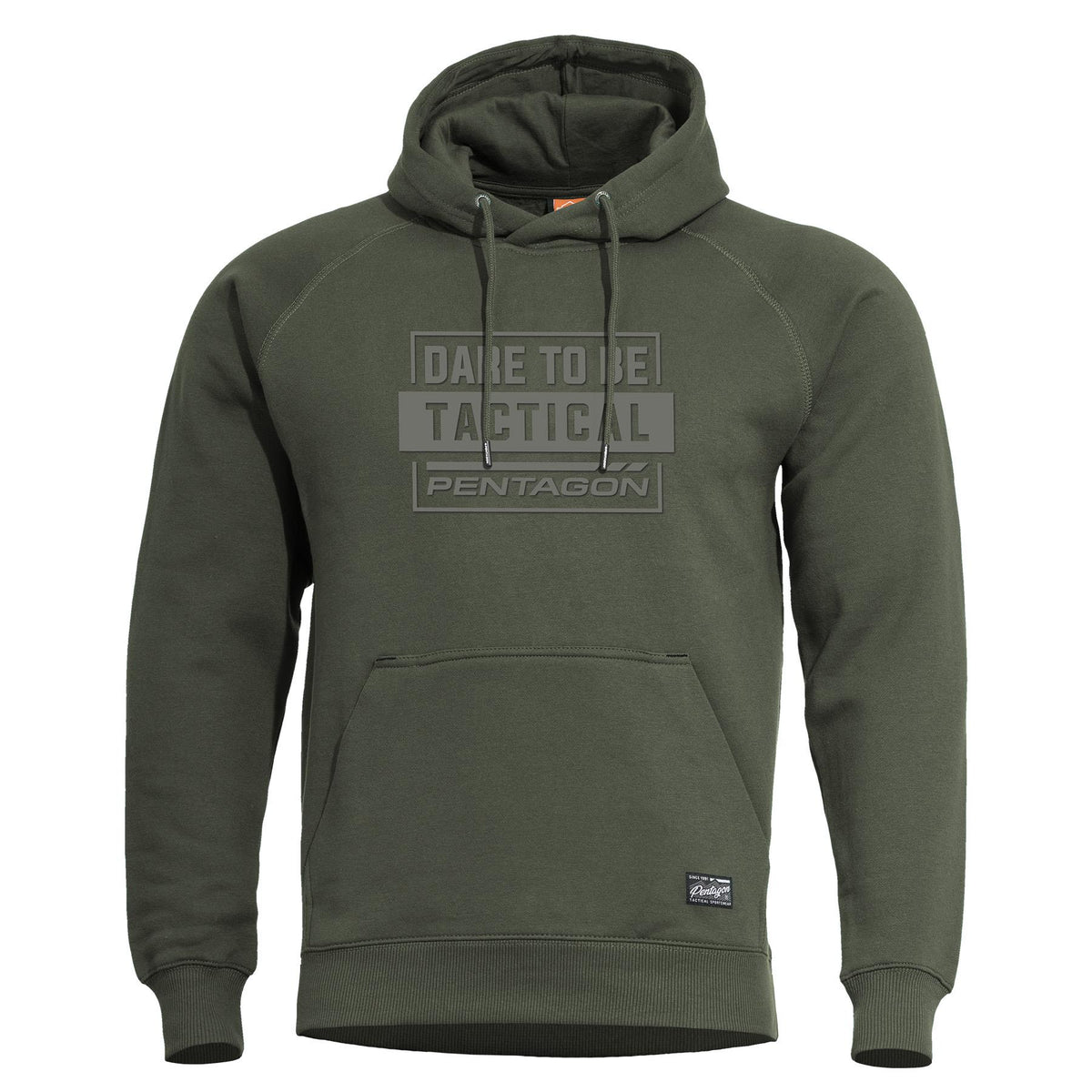 Pentagon Kapuzenpullover Dare To Be Tactical, camo green