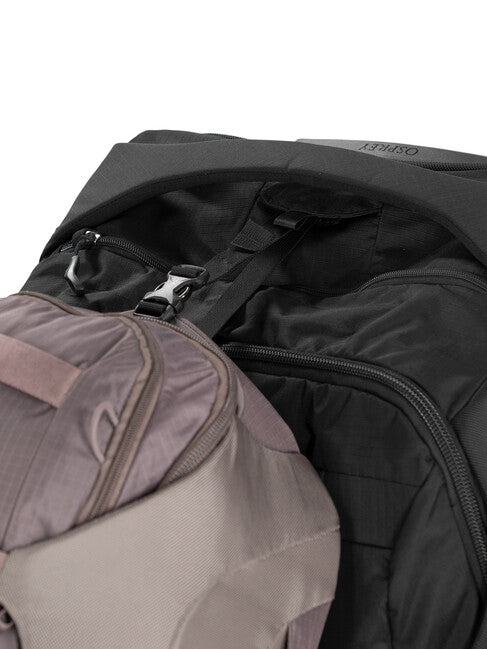 OSPREY Shuttle 130 Travel Rolling Bag, Black