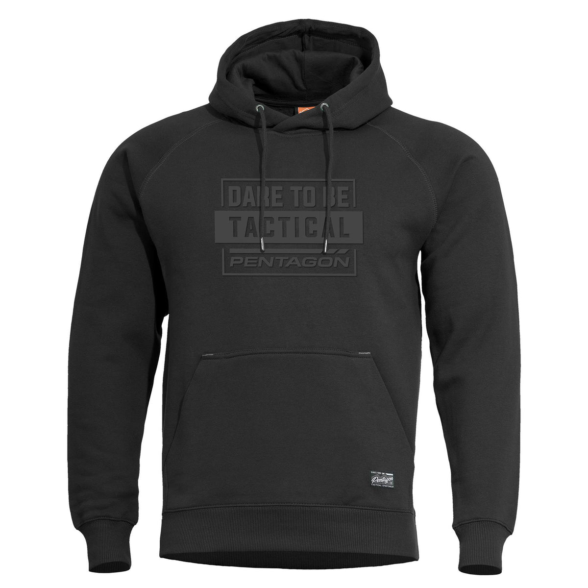 Pentagon Kapuzenpullover Dare To Be Tactical, schwarz