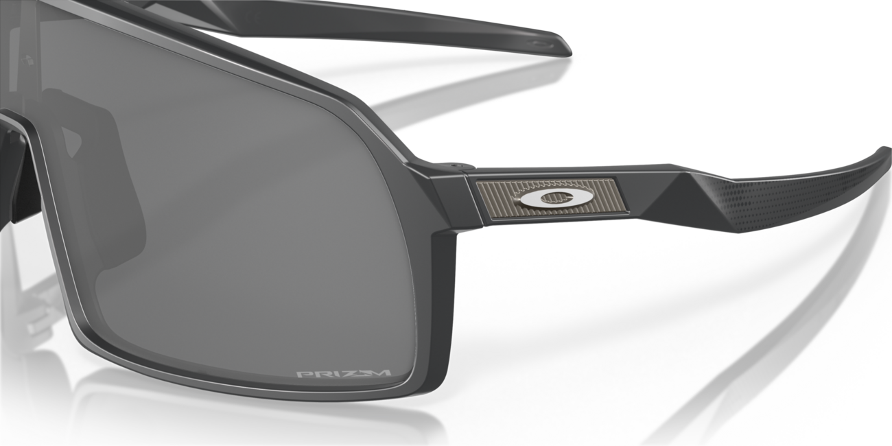 Oakley Sutro S Sunglasses, Hi Res Matte Carbon Frame, Prizm Black Lenses