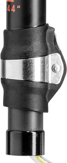 LEKI Makalu FX Carbon ραβδοι πεζοπορίας, μαύρο-πορτοκαλί-φυσικό ανθρακούχο, 110 - 130 cm