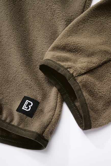Brandit Ripstop Fleece Hoodie, Olive